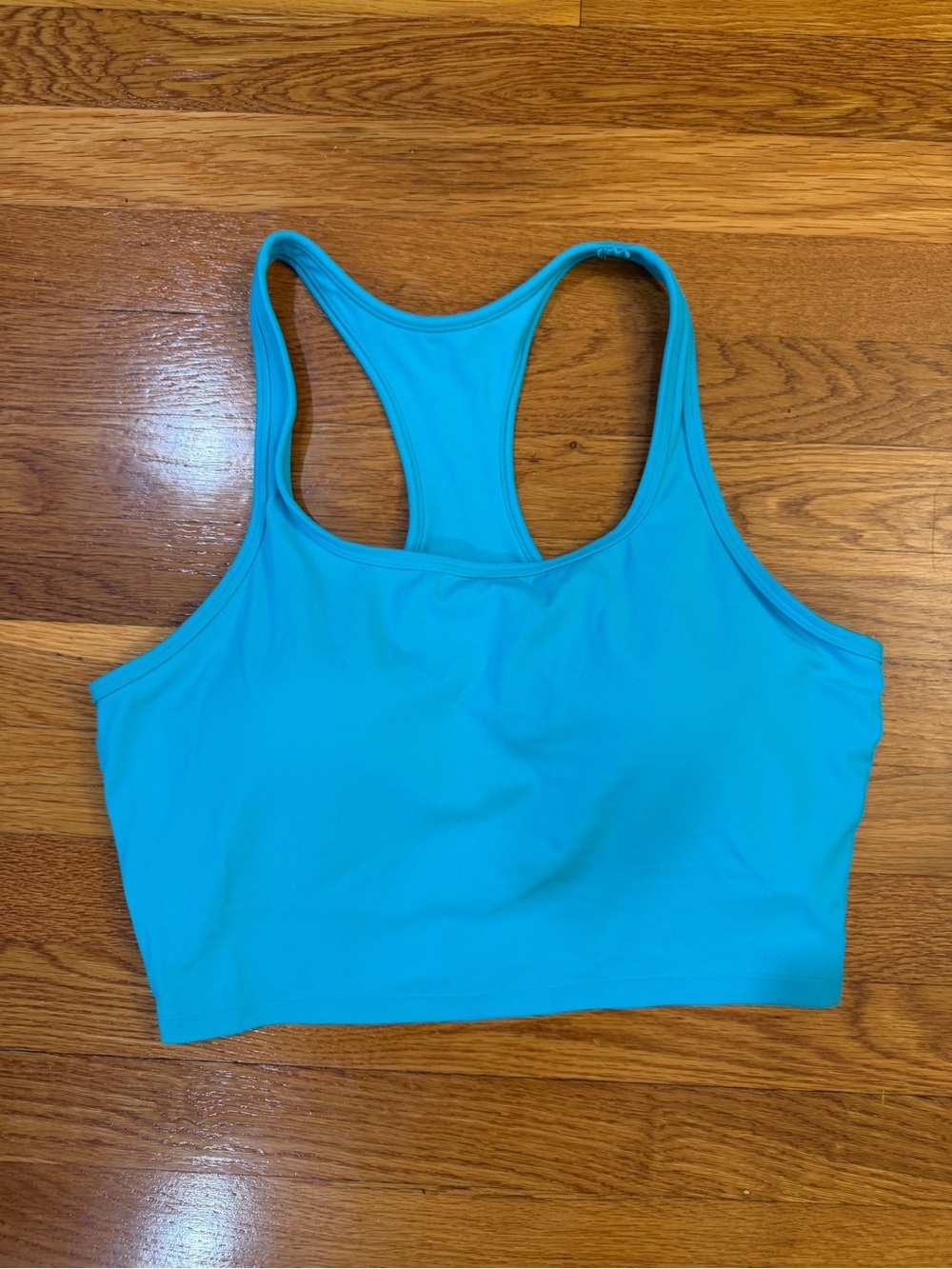 CRZ YOGA Butterluxe Racerback Built in Bra Tank Top Light Blue - Size XL